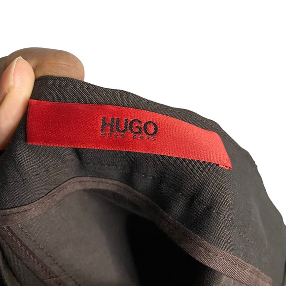 Hugo Boss Men's Brown Straight Leg Trousers - Picture 6 of 10